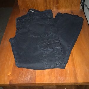 ✨EUC✨EXPRESS✨black cargo jeans SIZE4